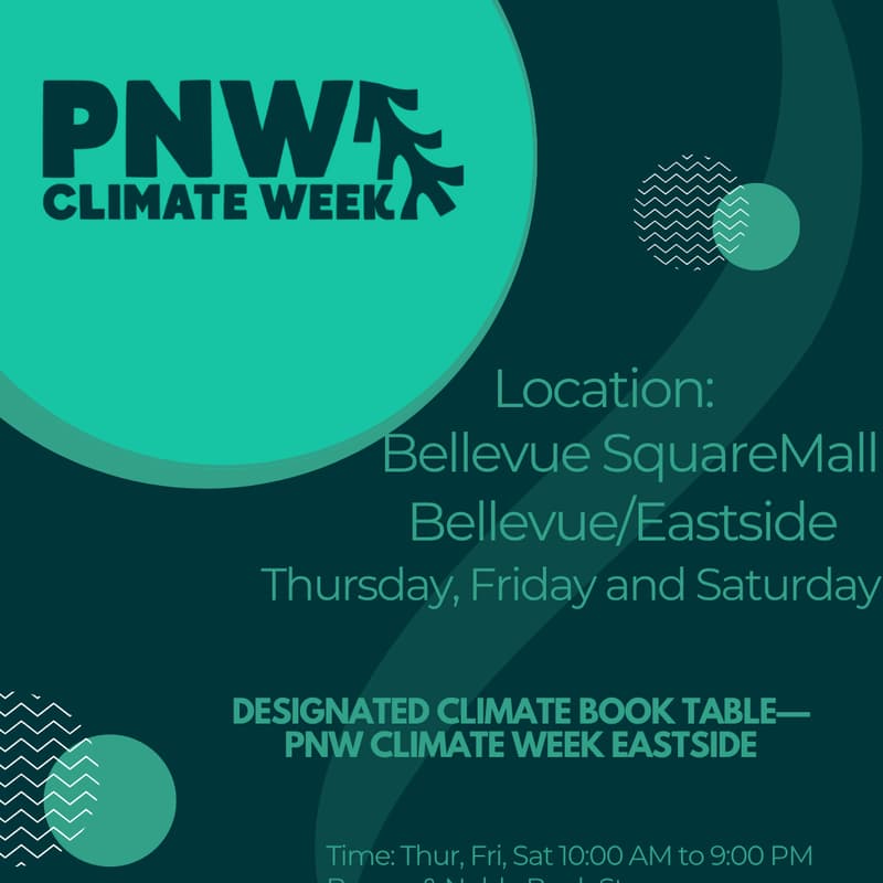 Cover Image for Designated Climate Book Table—PNW Climate Week Eastside