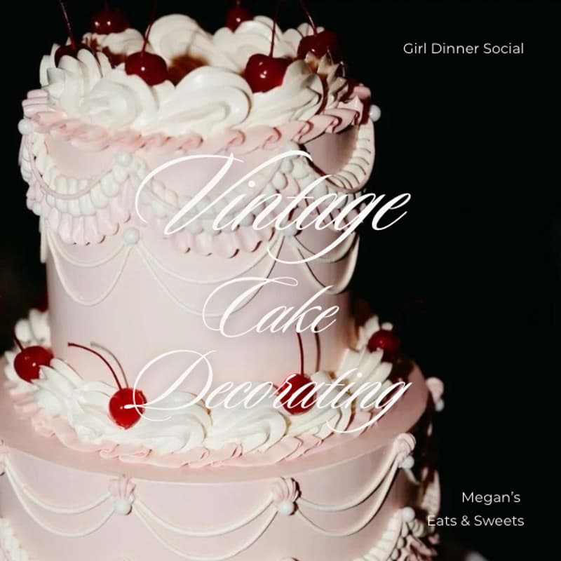 Cover Image for Vintage Cake Decorating Workshop