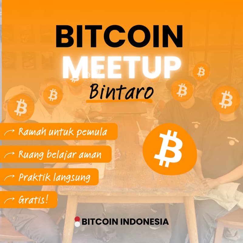 Cover Image for Bitcoin Indonesia Community Meetup Bintaro 25 April 2026