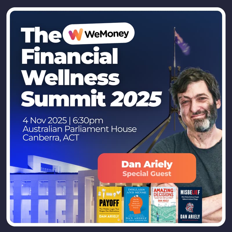 Cover Image for WeMoney Financial Wellness Parliament House Reception with Dan Ariely