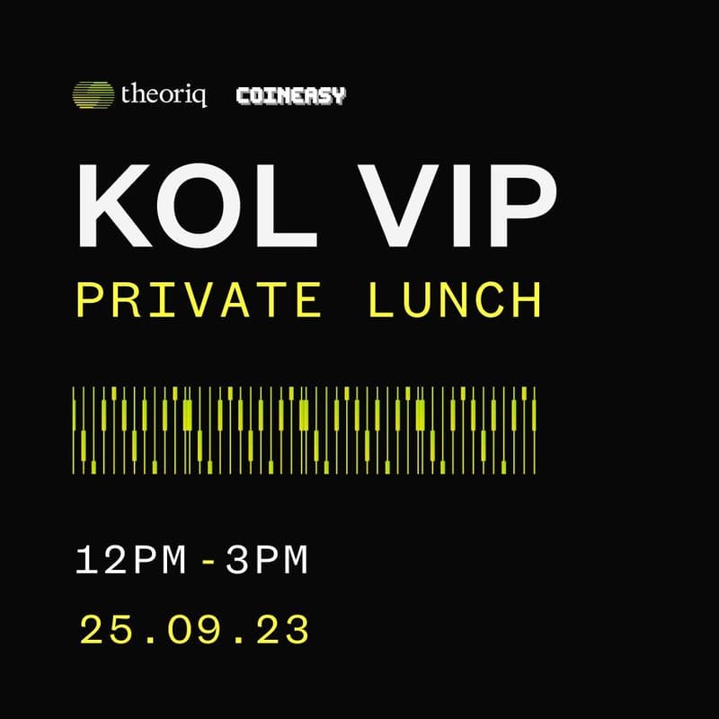 Cover Image for Theoriq × CoinEasy | KOL VIP Private Lunch