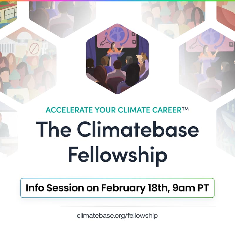 Cover Image for Climatebase Fellowship Info Session: Cohort 9