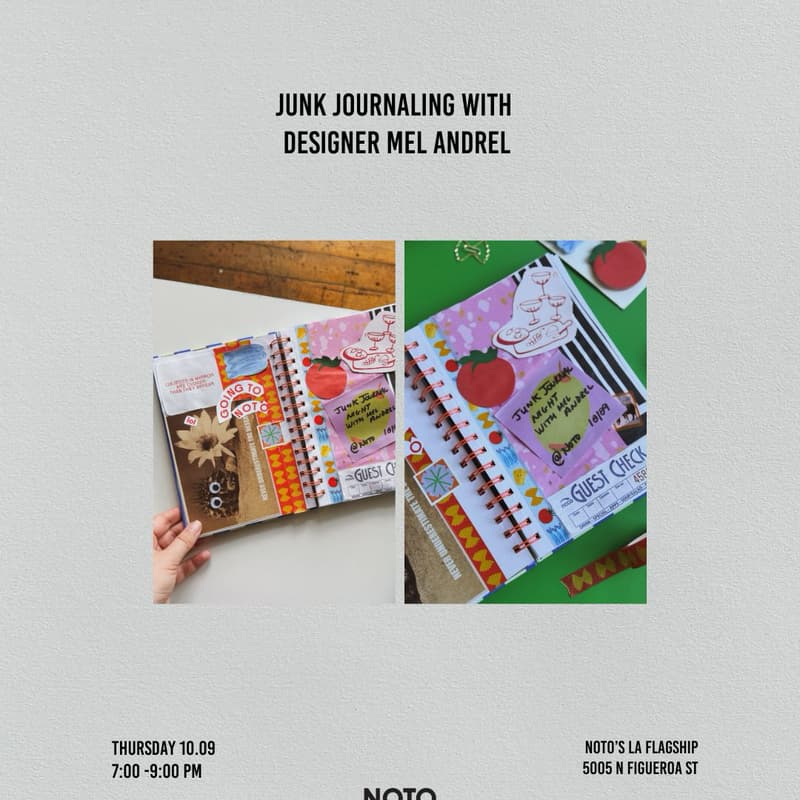 Cover Image for Junk Journal Night @ NOTO Botanics Los Angeles