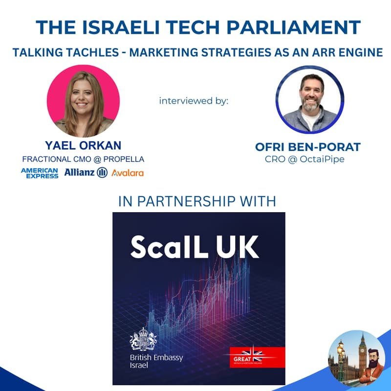 Cover Image for Meeting the ScaIL UK founders and Talking Tachles with Yael Orkan on GTM and Growth