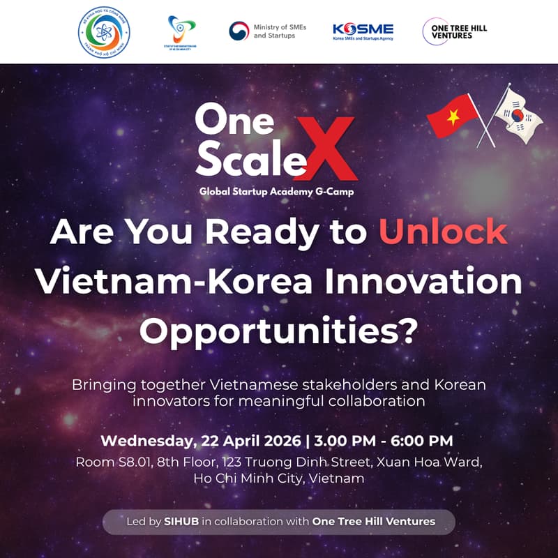 Cover Image for One ScaleX Connect: Vietnam & Korean Startup Innovation 2026