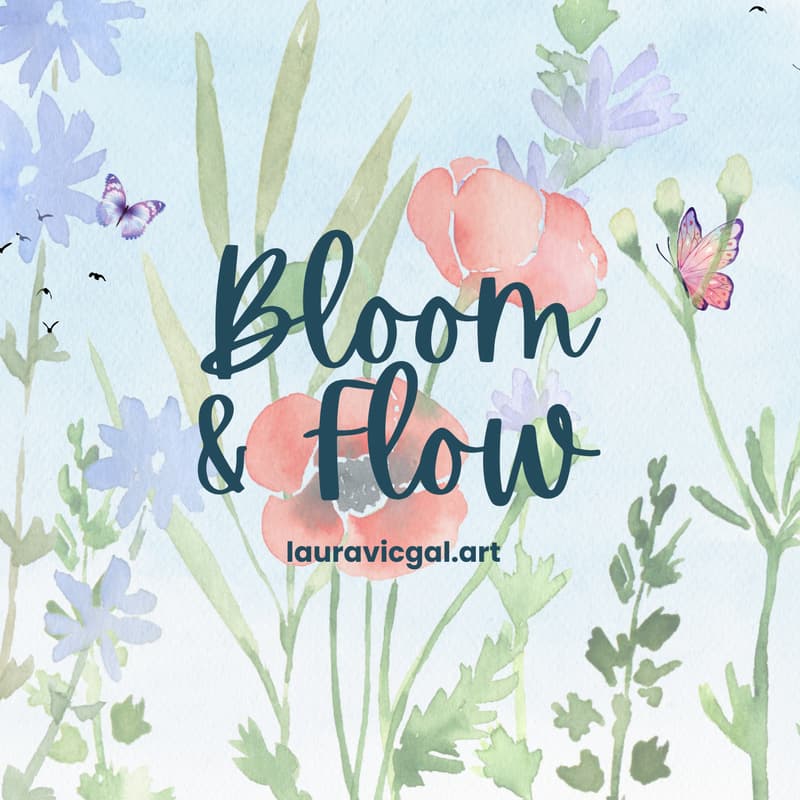 Cover Image for Bloom and Flow: Spring watercolor experience for adults