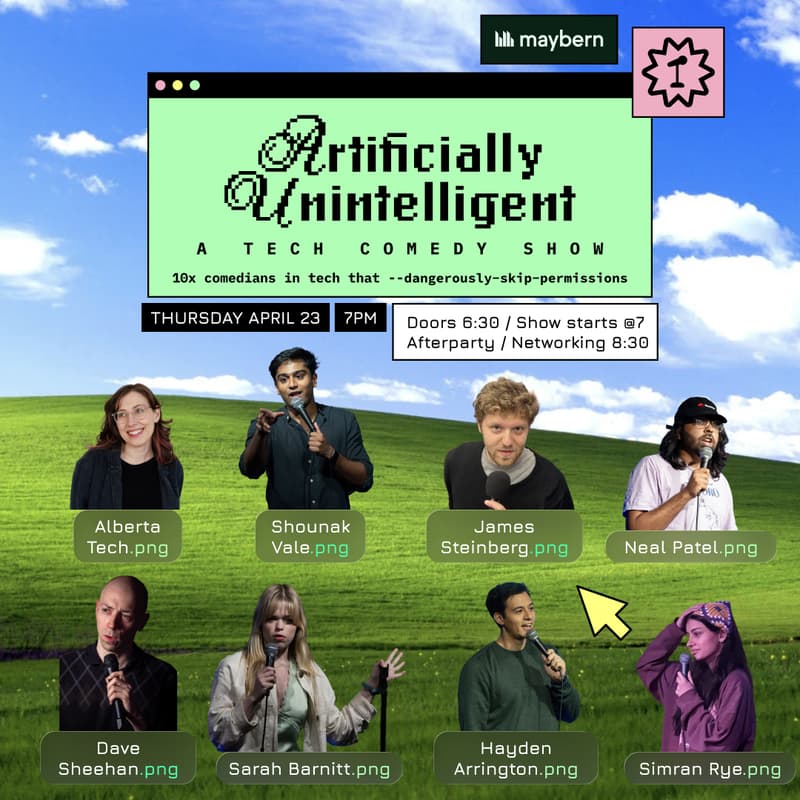 Cover Image for Artificially Unintelligent: NYC Tech Comedy Show (April)