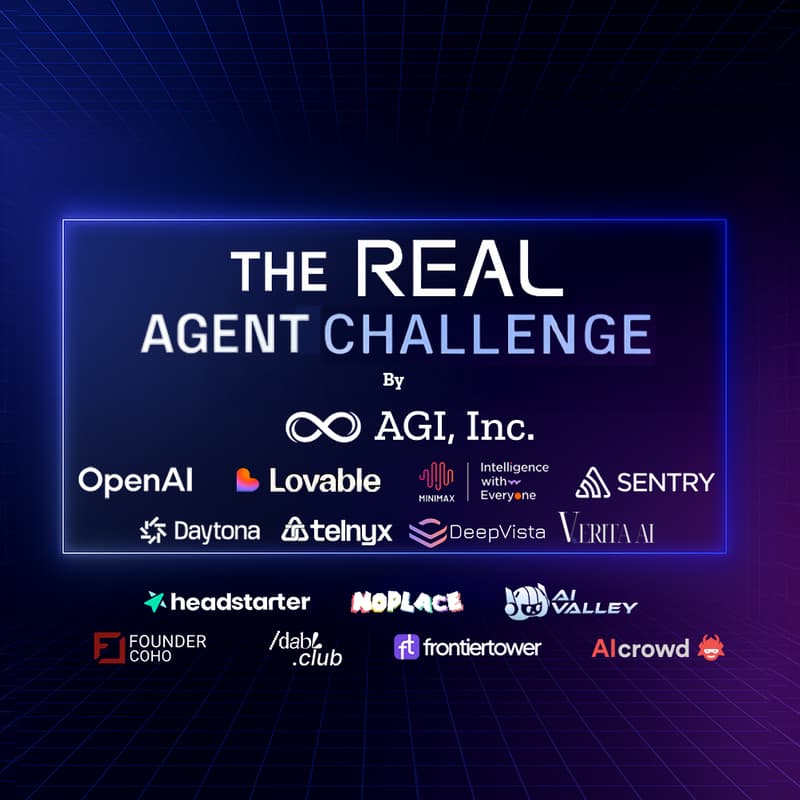 Cover Image for AGI, Inc. x OpenAI x Lovable REAL Agent Challenge