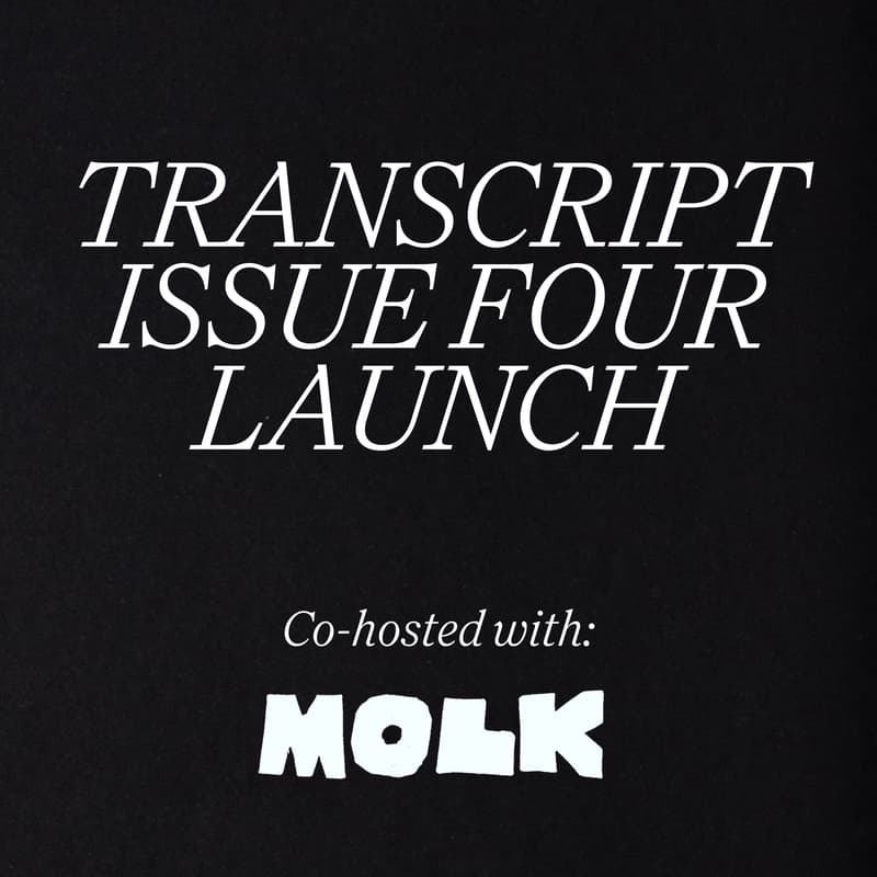 Cover Image for TRANSCRIPT: ISSUE FOUR LAUNCH EXTRAVAGANZA
