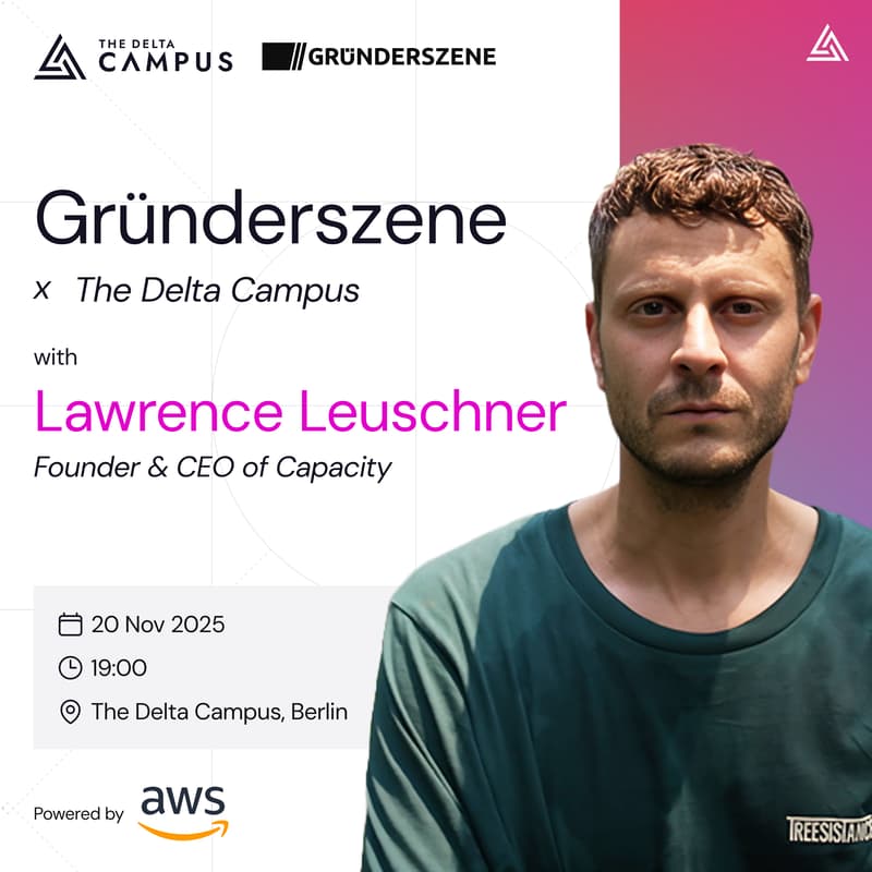 Cover Image for Lawrence Leuschner | Gründerszene x The Delta Campus