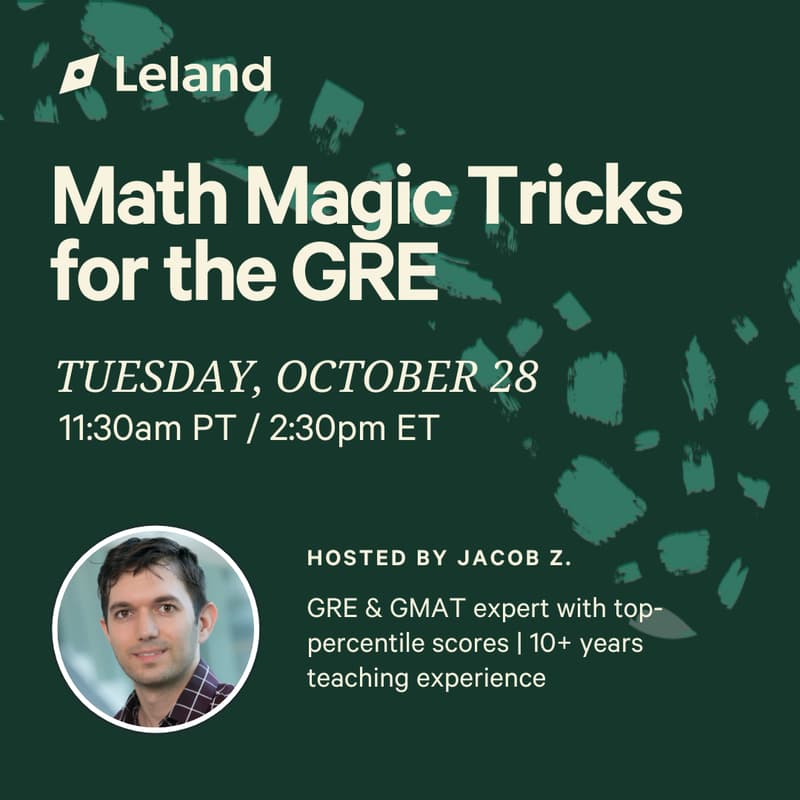 Cover Image for Math Magic Tricks for the GRE