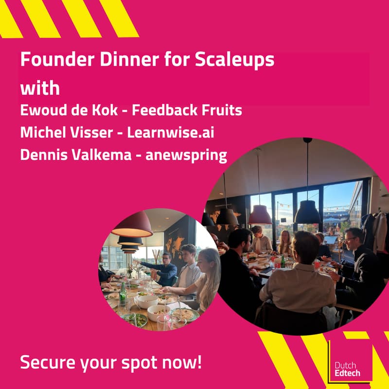 Cover Image for Founder Dinner for Scaleups with Experts!