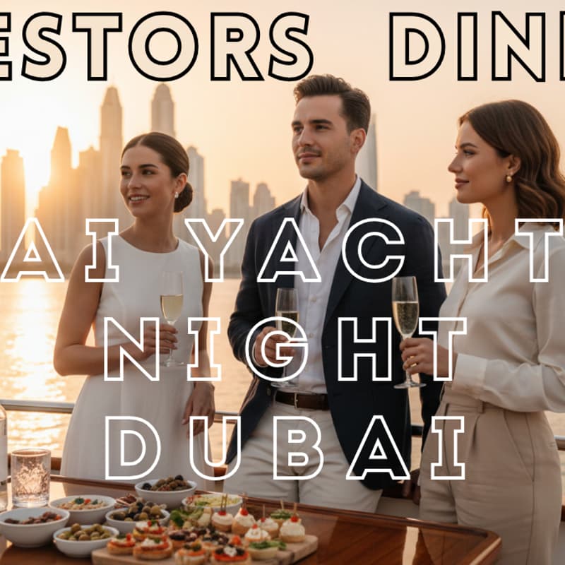 Cover Image for Exclusive Yacht Investment Dinner: Tech Pitch & Private Investors