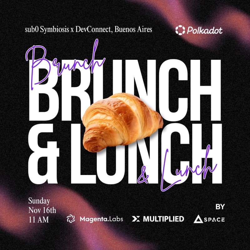 Cover Image for Founders & VCs Brunch and Lunch 🥐 DevConnect x Sub0 🇦🇷