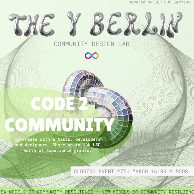 Cover Image for Code 2 Community Finale - The Y Berlin x ICP @ MOOS