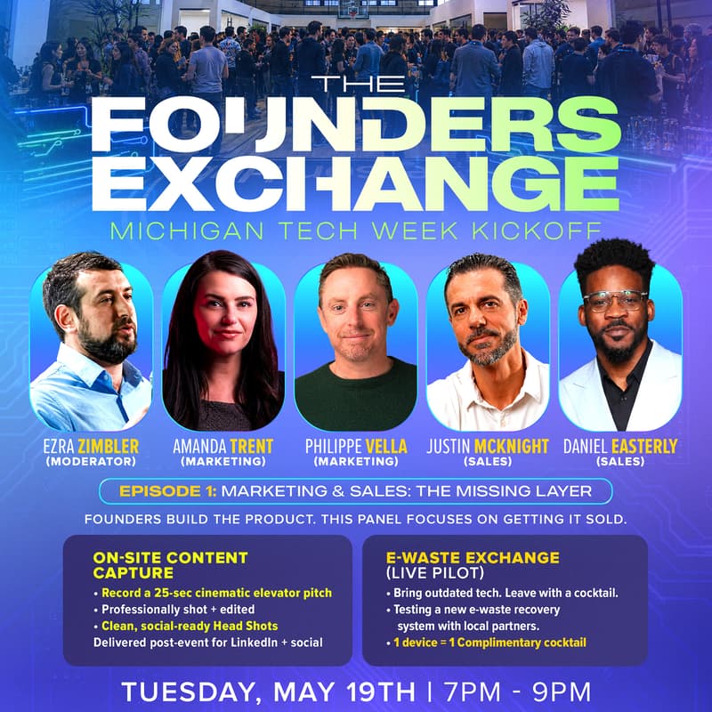 Cover Image for The Founder’s Exchange: MTW Kickoff Mixer