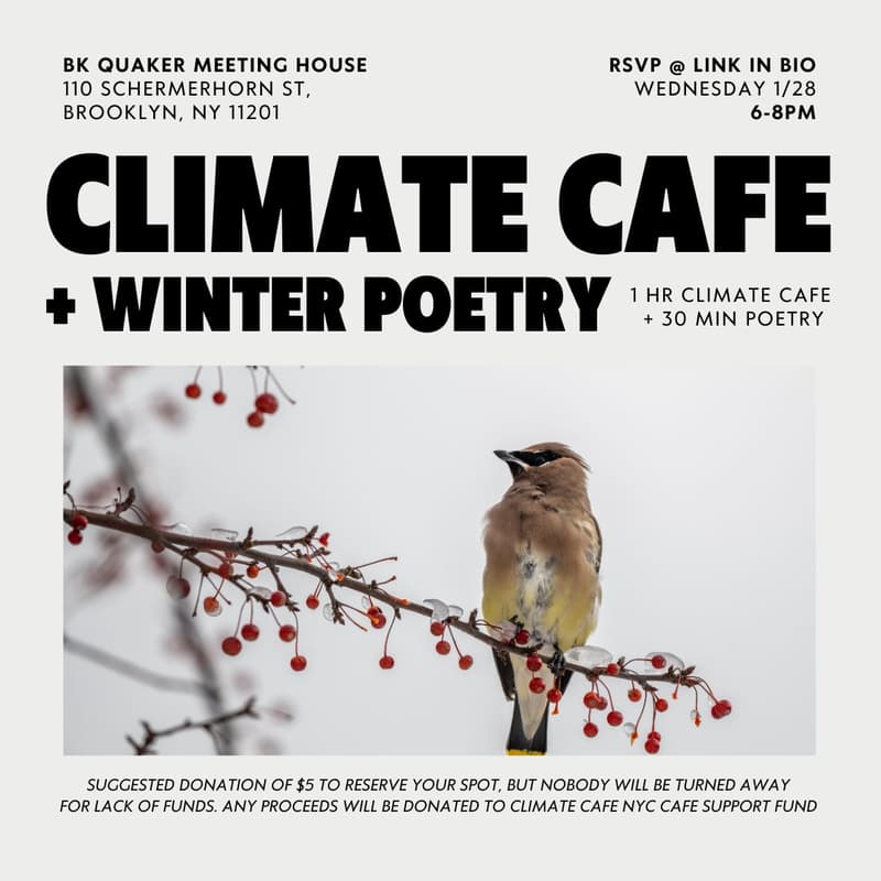 Cover Image for Climate Cafe & Winter Poetry