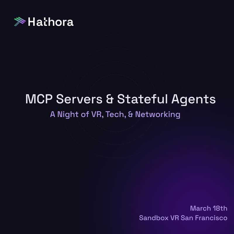 Cover Image for MCP Servers and Stateful Agents: A Night of VR, Tech, & Networking