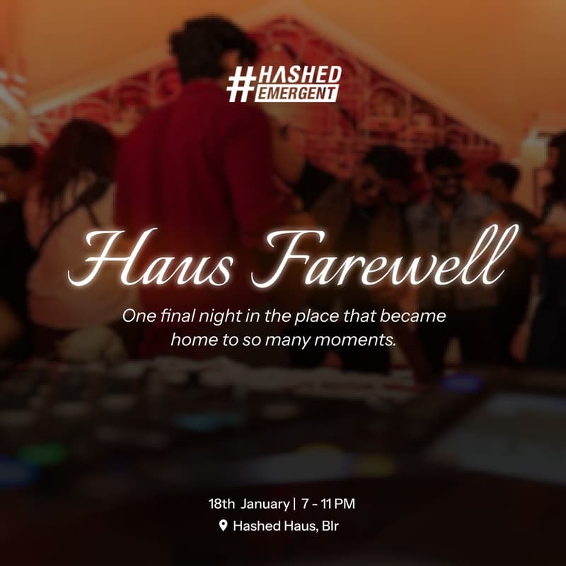 Cover Image for Hashed Haus Farewell