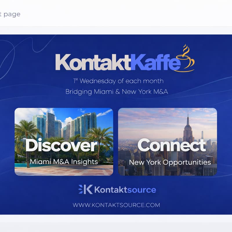Cover Image for Kontaktsource Kontakt over Kaffe Houston