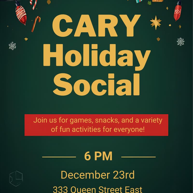 Cover Image for CARY Holiday Social