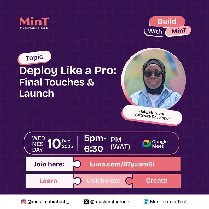 Cover Image for Deploy Like a Pro: Final Touches & Launch