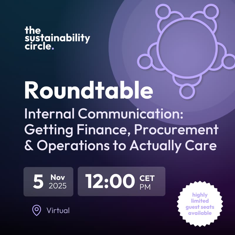 Cover Image for Roundtable | Internal Communication: Getting Finance, Procurement & Operations to Actually Care