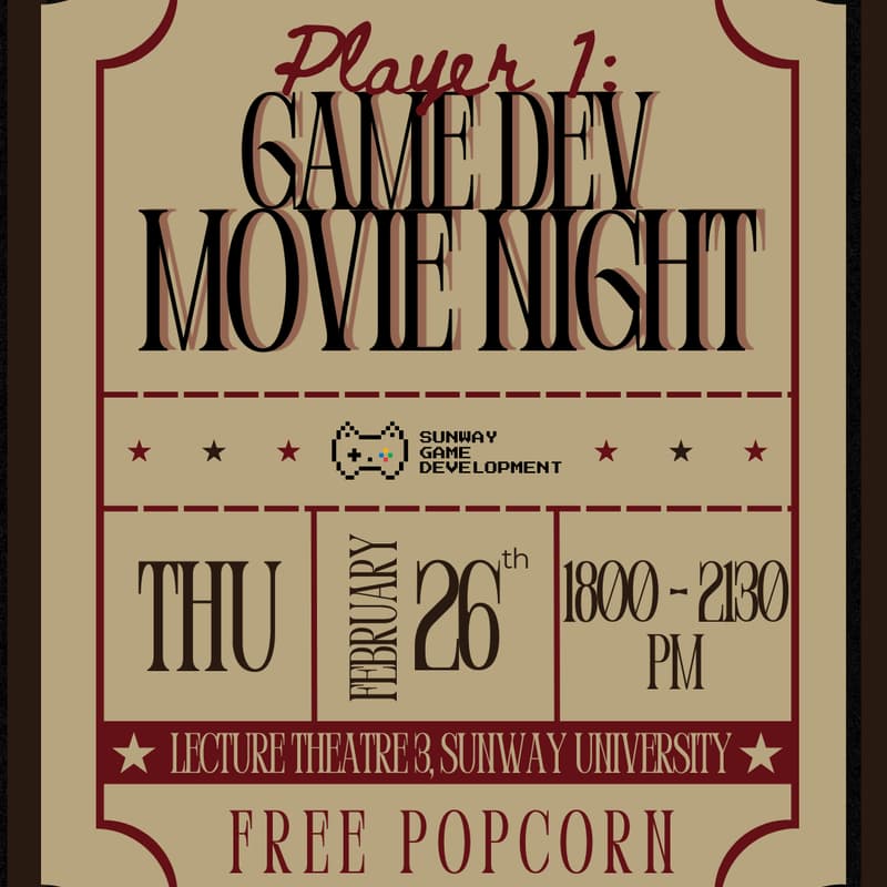 Cover Image for Player One: Game Dev Movie Night
