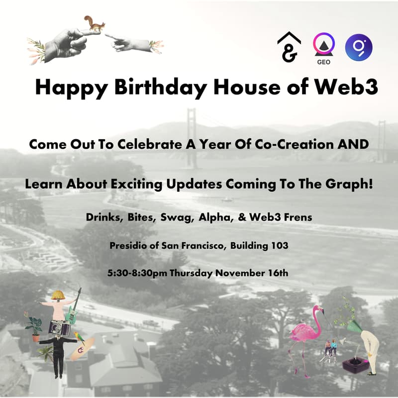 Cover Image for Happy Birthday House of Web3