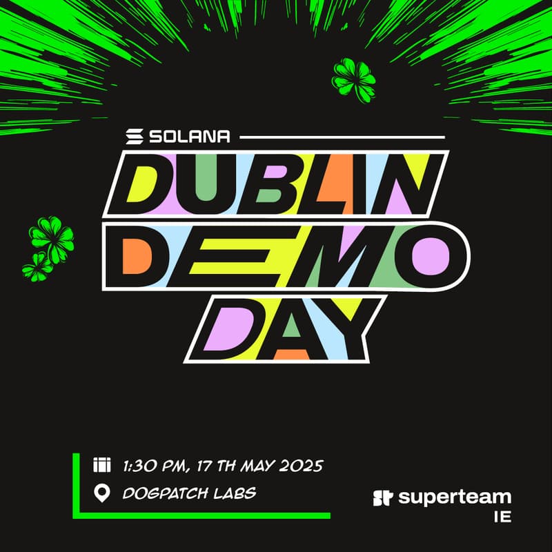 Cover Image for Dublin Demo Day in partnership with Techstars Web3| Side Track