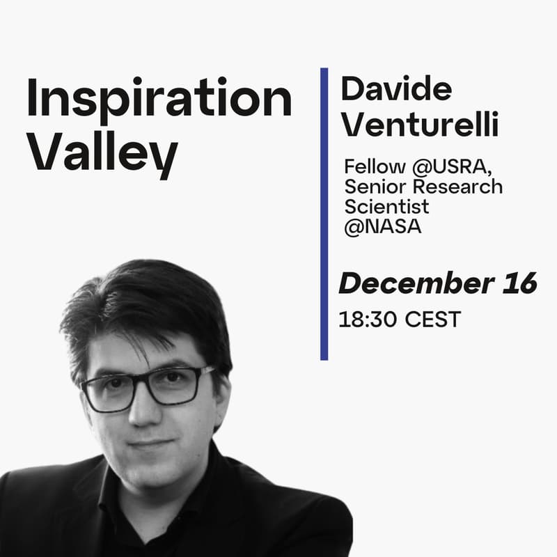 Cover Image for [Webinar] Inspiration Valley - Davide Venturelli