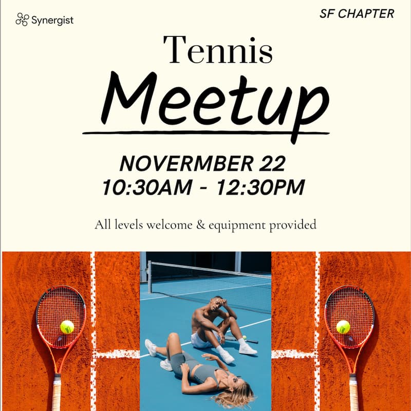 Cover Image for Synergist SF | Tennis Meetup