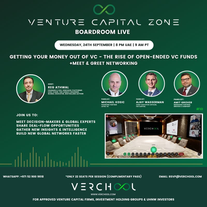 Cover Image for Venture Capital Zone – Boardroom Live #10 | Getting Your Money OUT of VC — The Rise of Open-Ended VC Funds