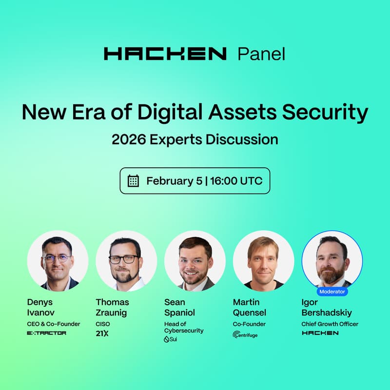 Cover Image for New Era of Digital Assets Security | 2026 Experts Discussion