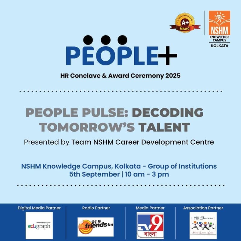 Cover Image for NSHM Knowledge Campus Kolkata- Group of Institutions & HR Shapers I Kolkata HR Conclave and HR Awards I