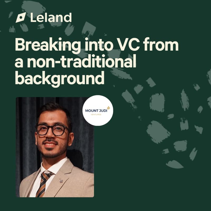 Cover Image for Breaking into VC from a non-traditional background