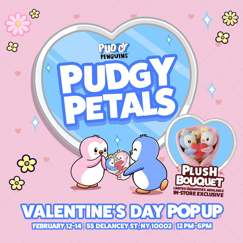 Cover Image for Pudgy Petals: Valentine's Day Pop Up
