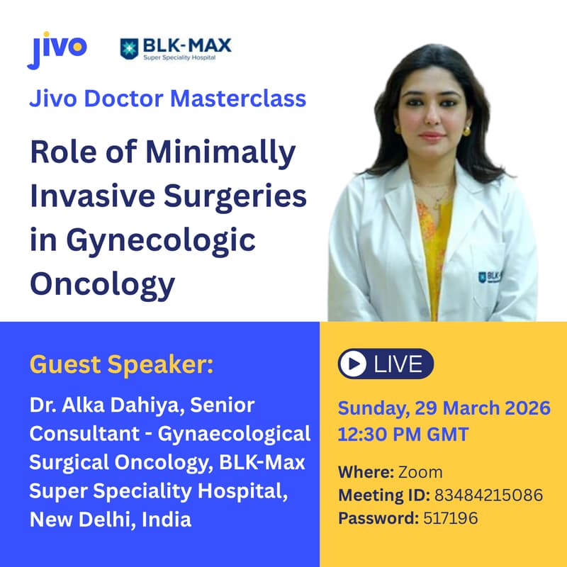 Cover Image for Jivo Masterclass | Role of Minimally Invasive Surgeries in Gynecologic Oncology