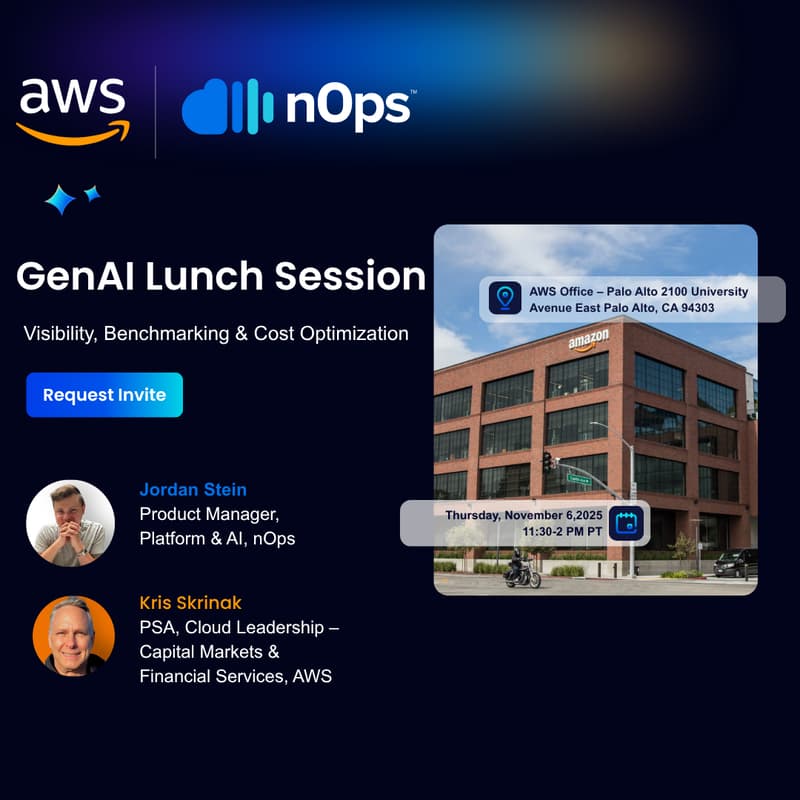 Cover Image for GenAI, Visibility, Benchmarking & Cost Optimization with AWS + nOps
