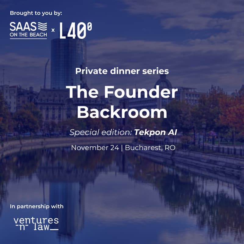 Cover Image for Bucharest Founder Backroom (private dinner)