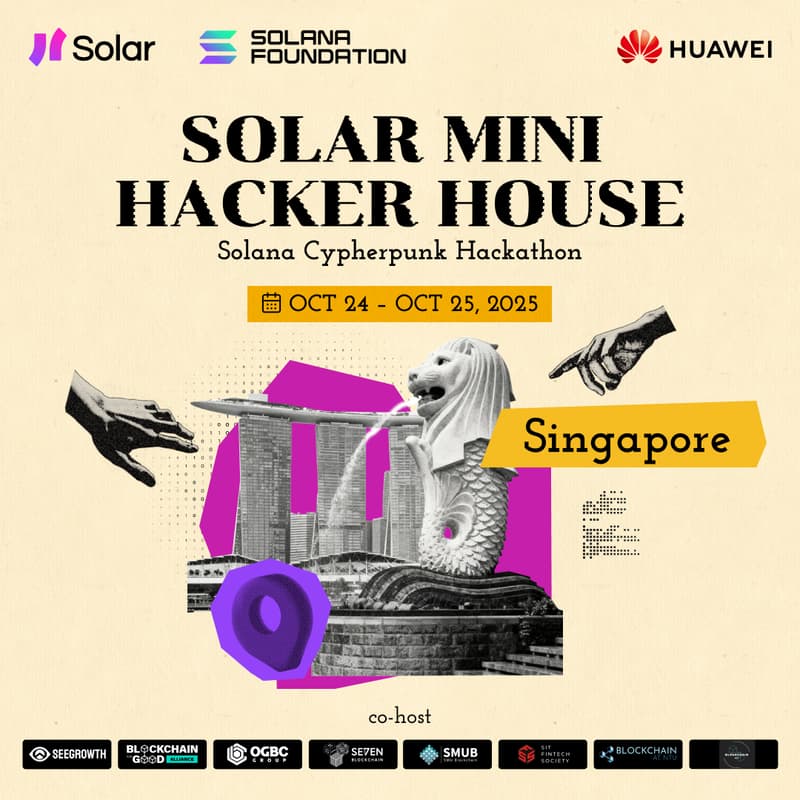 Cover Image for Solar mini Hacker House x SeeGrowth · Singapore
