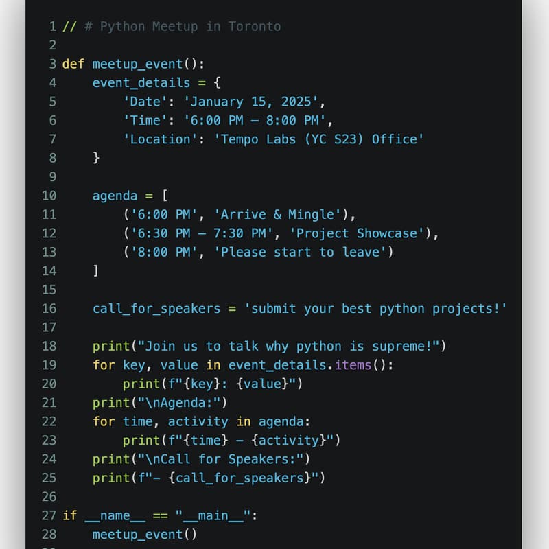 Cover Image for Python Toronto Meet