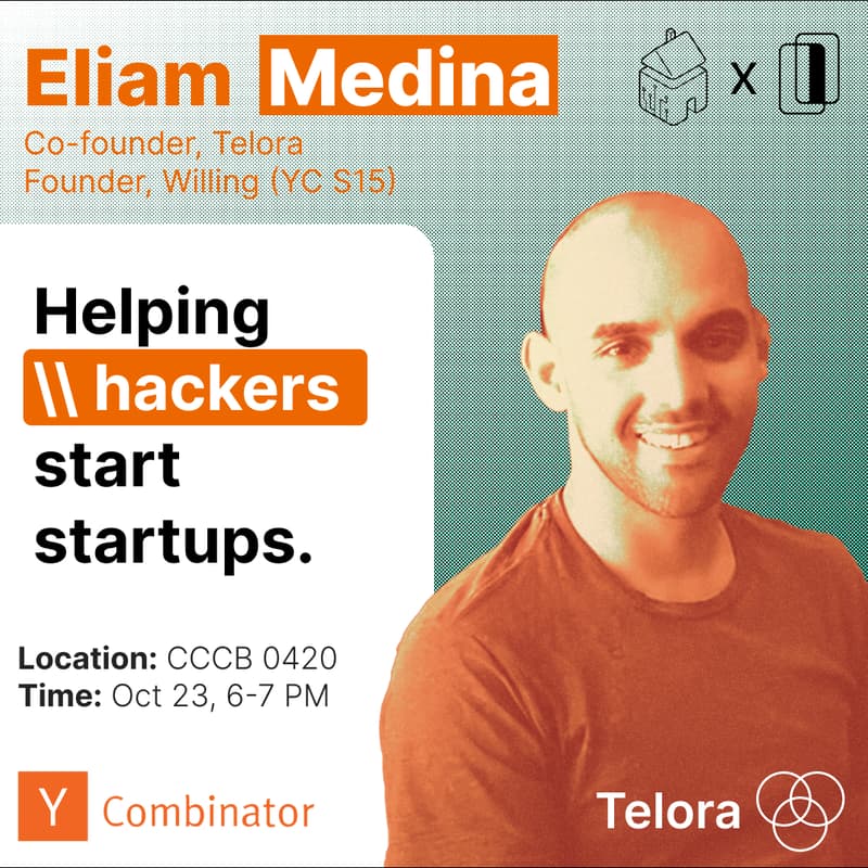 Cover Image for Fireside chat w/ Eliam Medina, creator of Telora startup incubator