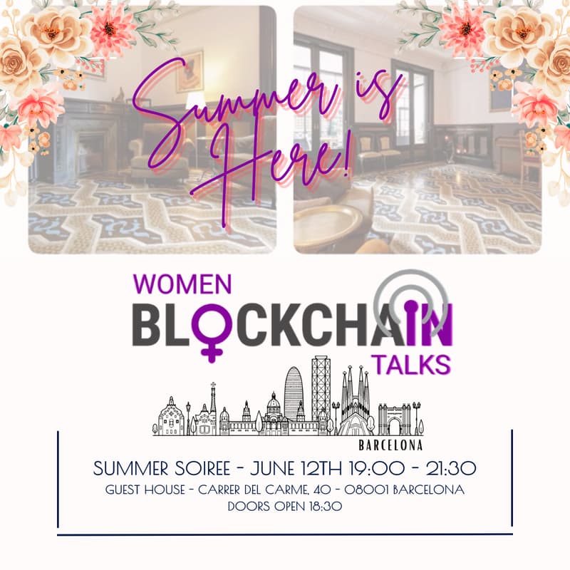 Cover Image for Women in Blockchain Talks Barcelona Summer Soiree