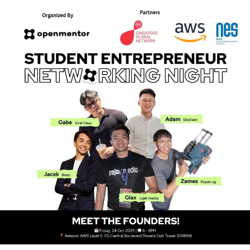 Cover Image for OpenMentor’s Student Entrepreneur Networking Night