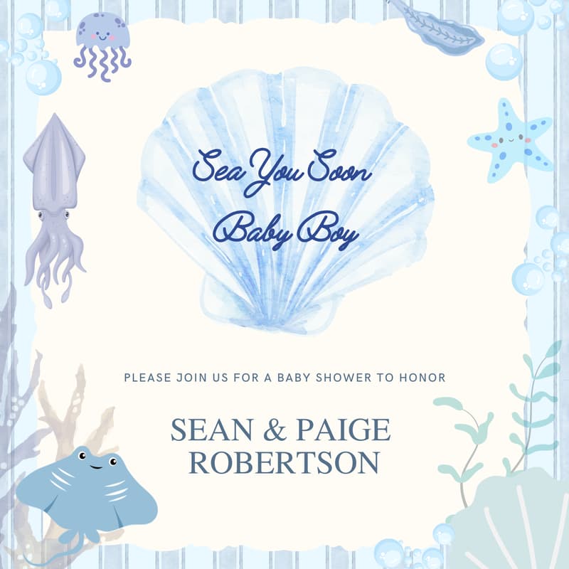 Cover Image for Baby Shower for Baby Boy Robertson