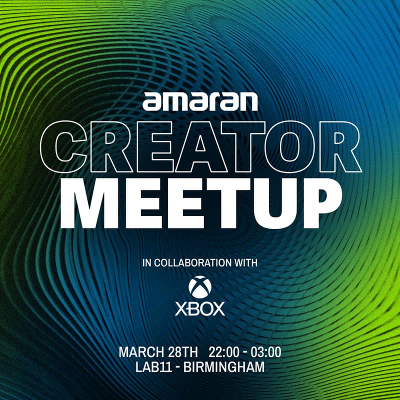 Cover Image for amaran & Xbox DreamHack Birmingham Creator Meetup 💙💚