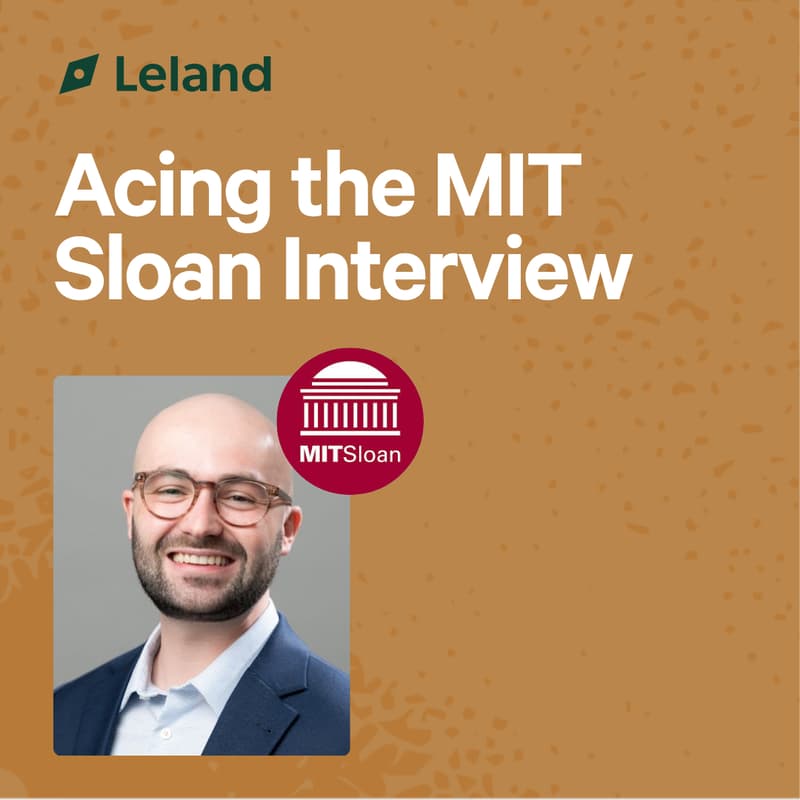 Cover Image for Acing the MIT Sloan Interview