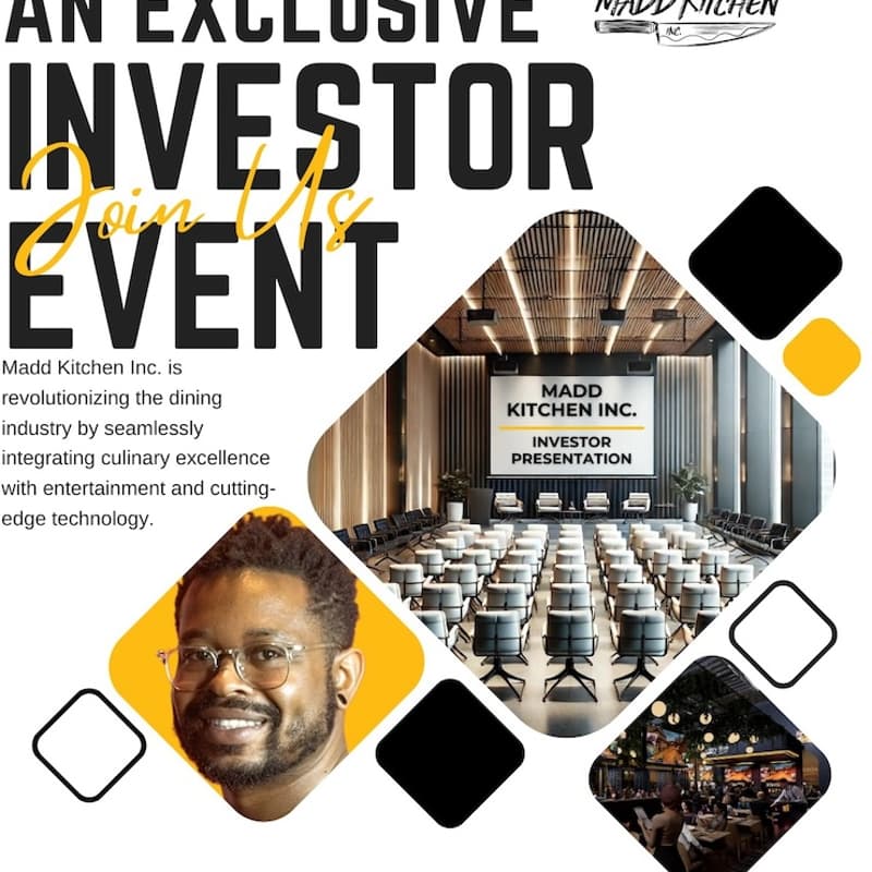 Cover Image for Madd Kitchen Inc. Exclusive Investor Event: Revolutionizing Dining and Data with AI