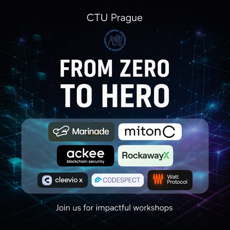 Cover Image for Workshop 1 | Zero to Hero: Hackathon Series | CTU x SolanaCZ